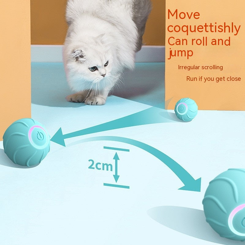 Interactive Smart Rolling Ball Cat Toy: Engaging Fun for Your Feline Friend