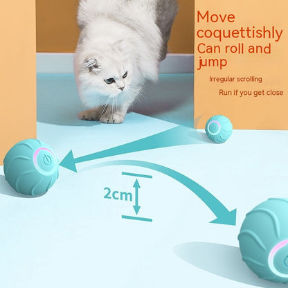 Interactive Smart Rolling Ball Cat Toy: Engaging Fun for Your Feline Friend