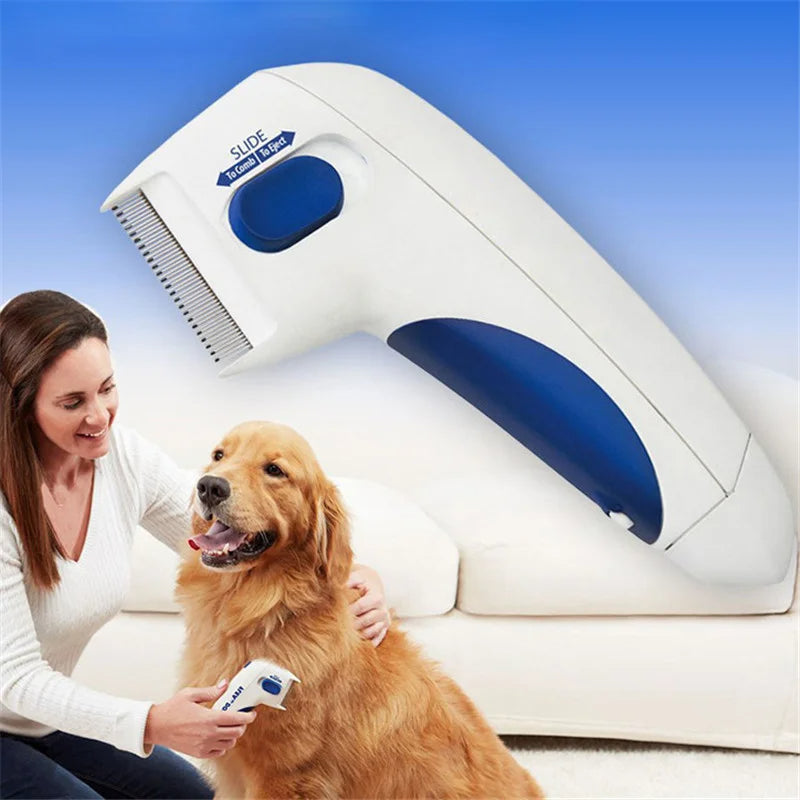 ThickCoat Terminator: Electric Pet Brush for Efficient Shedding Control