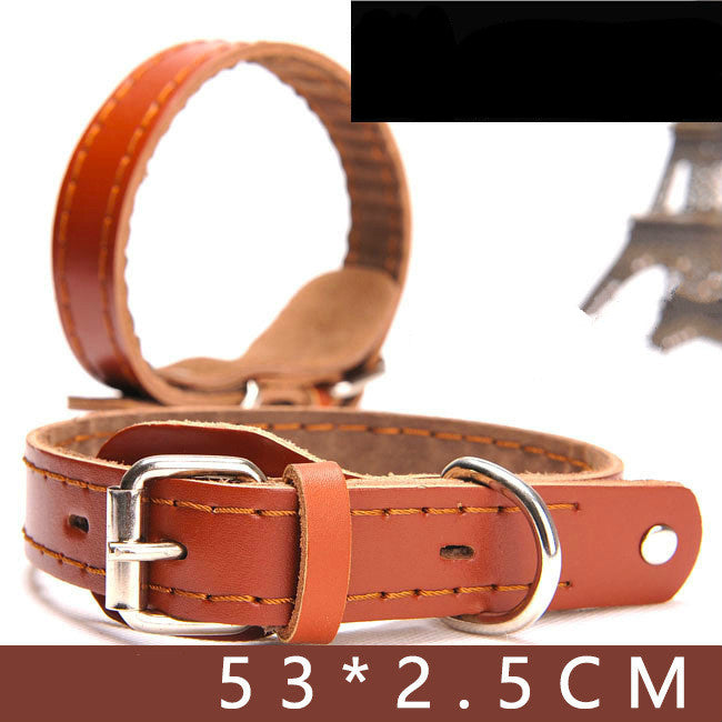 LuxLeather Pet Collar: Stylish and Comfortable Collars for Dogs and Cats