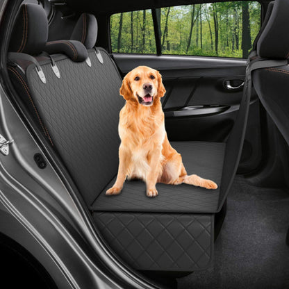 View Mesh Dog Car Seat Cover - Pet Carrier Hammock for Safe and Comfortable Travel