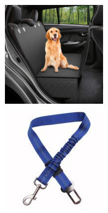 View Mesh Dog Car Seat Cover - Pet Carrier Hammock for Safe and Comfortable Travel