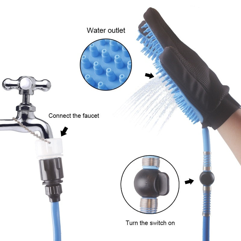 Handheld Pet Dog Shower Head - Convenient Cat and Dog Bathing Shower Tool