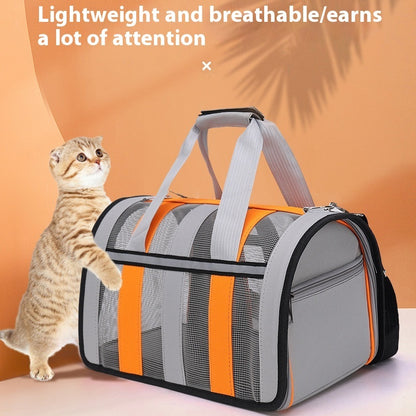 Explore Together: Outdoor Crossbody Pet Carrier Bag for Cats on the Go