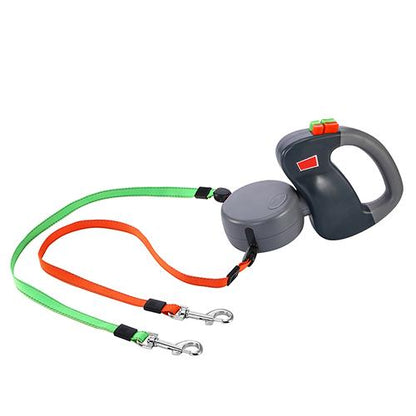 Ultimate Freedom: Retractable Dual Pet Dog Walking Leash