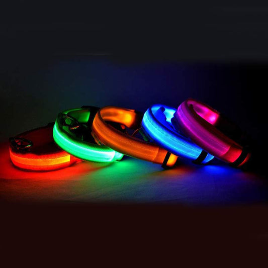 Rechargeable LED Pet Luminous Collar