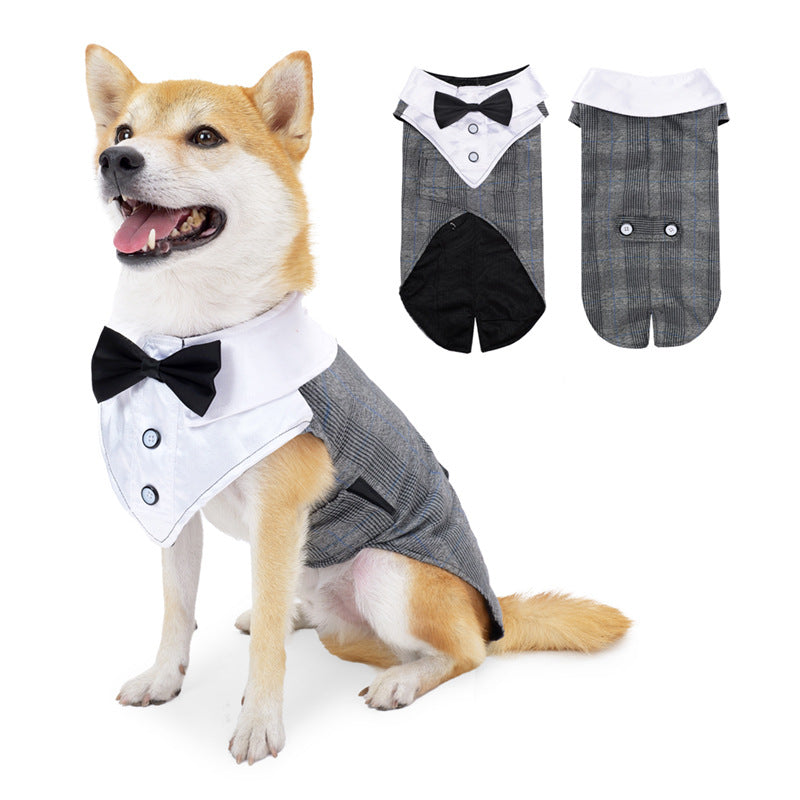 Dapper Pup Attire: Holiday Wedding Party Dog Clothes