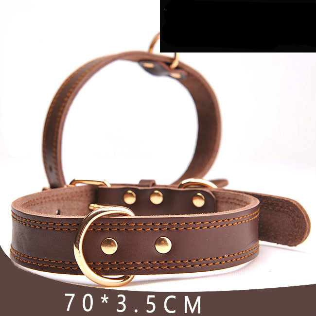 LuxLeather Pet Collar: Stylish and Comfortable Collars for Dogs and Cats