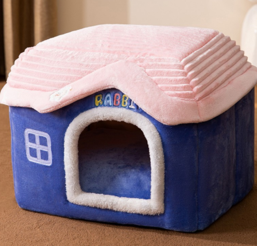 CozyHaven: Foldable Pet House - The Ultimate Retreat for Dogs and Cats