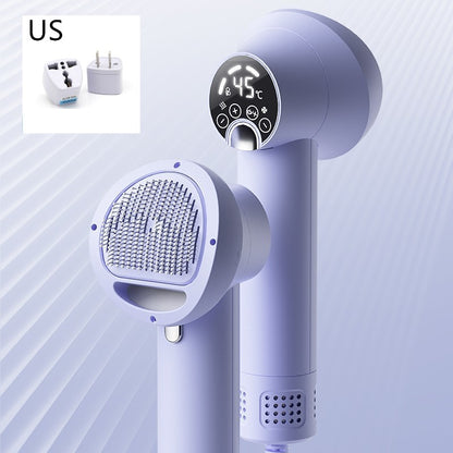 Smart Pet Hair Dryer and Grooming Comb - Silent and Efficient Care for Dogs, Cats, and More