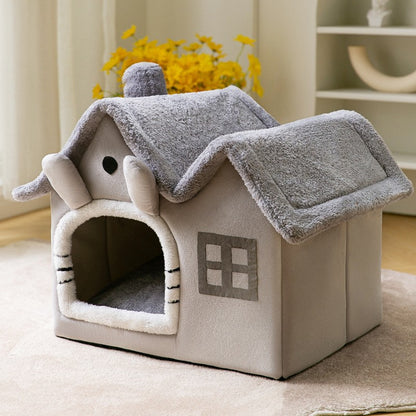 CozyHaven: Foldable Pet House - The Ultimate Retreat for Dogs and Cats