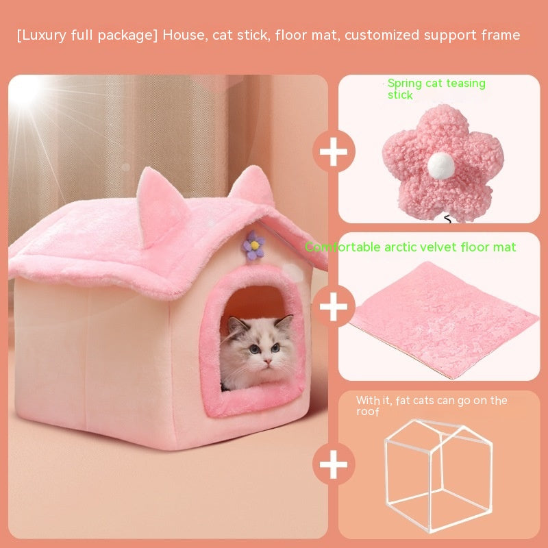 Royal Retreat: Cute Princess Cat Nest