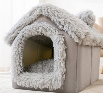 CozyHaven: Foldable Pet House - The Ultimate Retreat for Dogs and Cats