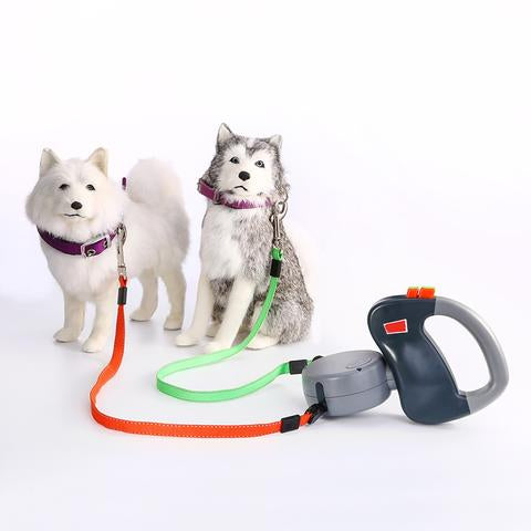 Ultimate Freedom: Retractable Dual Pet Dog Walking Leash