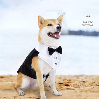 Dapper Pup Attire: Holiday Wedding Party Dog Clothes