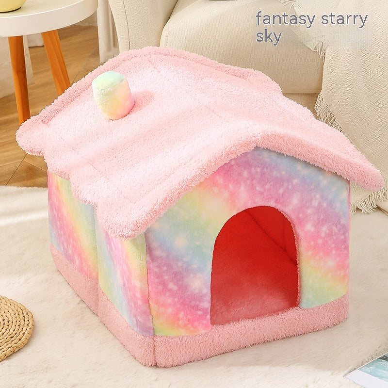 Easy Assemble, Washable Comfort: Soft Pet Kennel at PetAholic