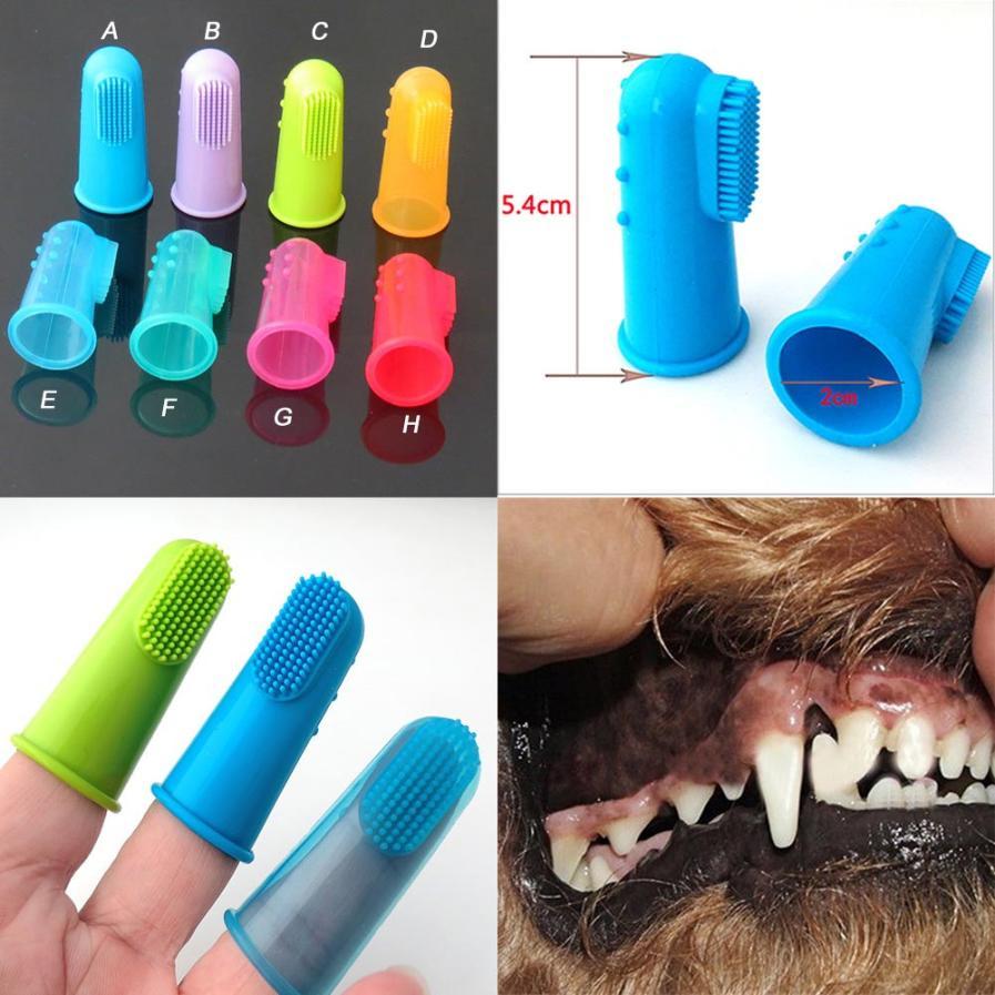 Super Soft Pet Finger Toothbrush - Gentle Dental Care for Cats and Dogs