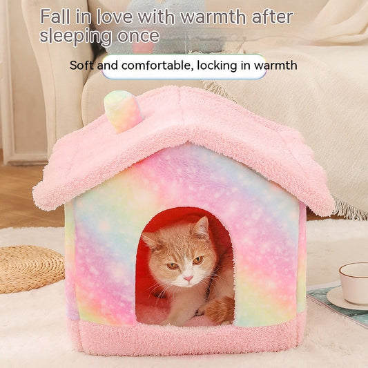 Easy Assemble, Washable Comfort: Soft Pet Kennel at PetAholic