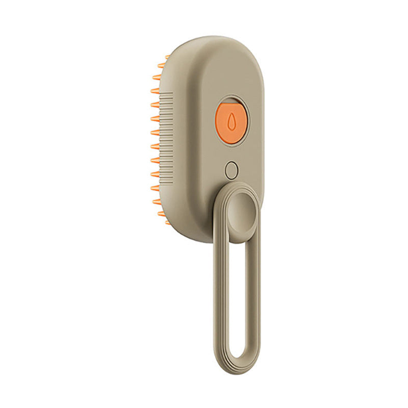 Electric Steamy Pet Brush - Cat and Dog Grooming, Massage, and Hair Removal Comb