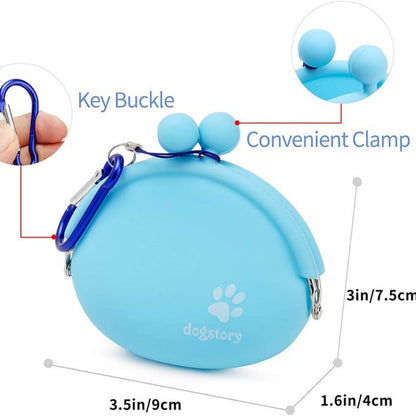 Convenient Silicone Pet Snack Bag: Keep Treats Handy