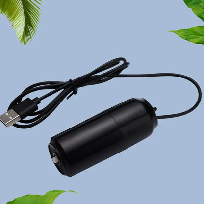 WhisperQuiet Mini Oxygen Pump - Portable USB Charging for Fish Tanks and Aquariums