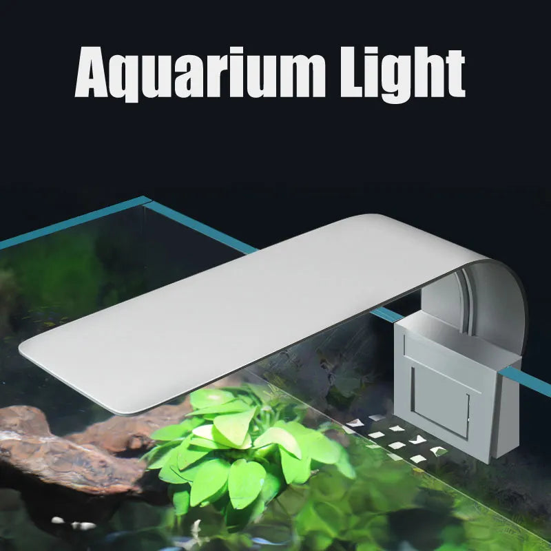 Super Slim LED Aquarium Light - Illuminate Your Underwater Garden with Vibrant Plant Growth