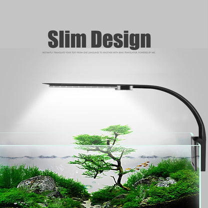 Super Slim LED Aquarium Light - Illuminate Your Underwater Garden with Vibrant Plant Growth