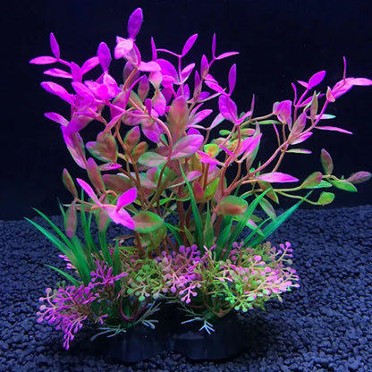 Diverse Artificial Aquarium Decor Plants - Enhance Your Fish Tank with Vibrant Aquatic Flora