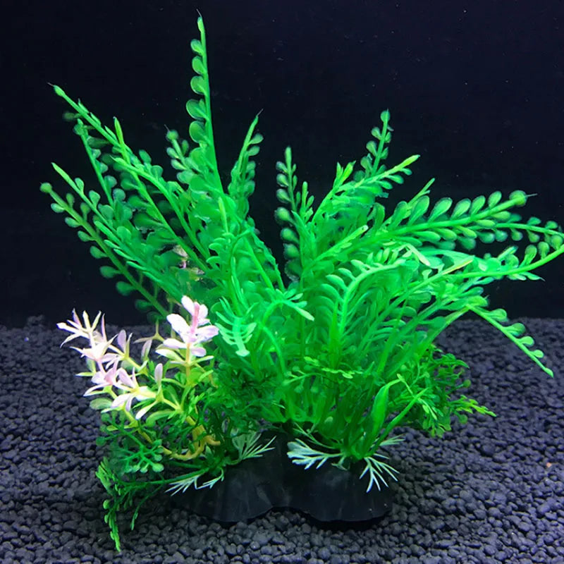 Diverse Artificial Aquarium Decor Plants - Enhance Your Fish Tank with Vibrant Aquatic Flora