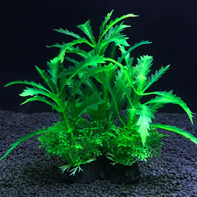 Diverse Artificial Aquarium Decor Plants - Enhance Your Fish Tank with Vibrant Aquatic Flora