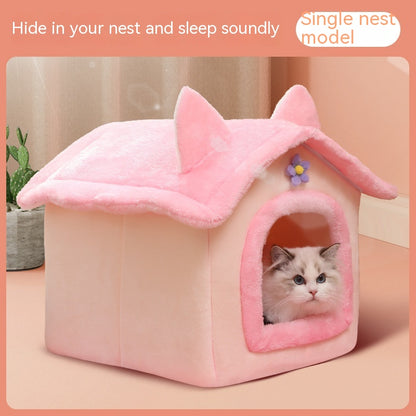 Royal Retreat: Cute Princess Cat Nest