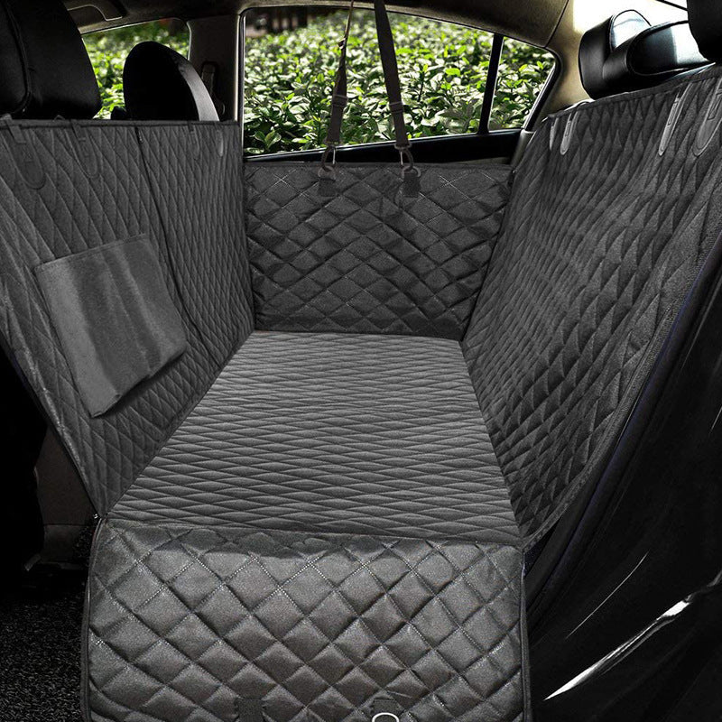 View Mesh Dog Car Seat Cover - Pet Carrier Hammock for Safe and Comfortable Travel