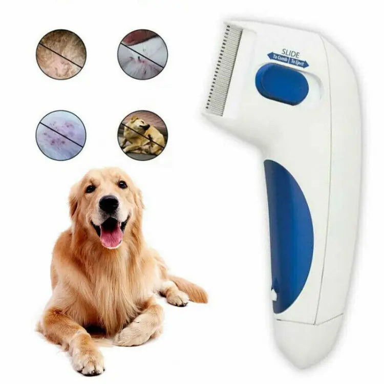 ThickCoat Terminator: Electric Pet Brush for Efficient Shedding Control