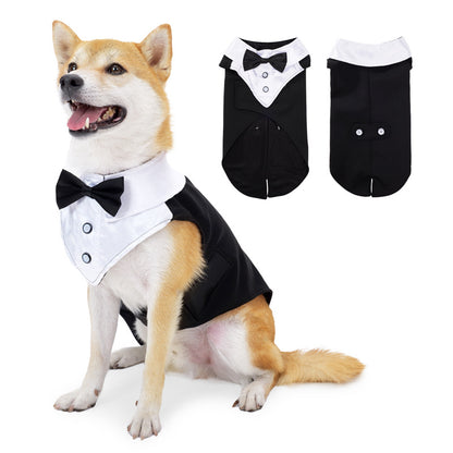 Dapper Pup Attire: Holiday Wedding Party Dog Clothes