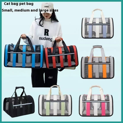 Explore Together: Outdoor Crossbody Pet Carrier Bag for Cats on the Go