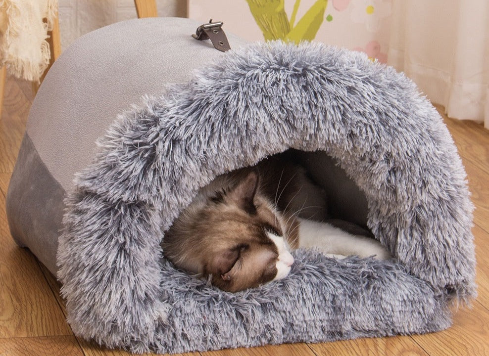 CozyHaven Portable Pet Nest: Your Pet's Warm Retreat